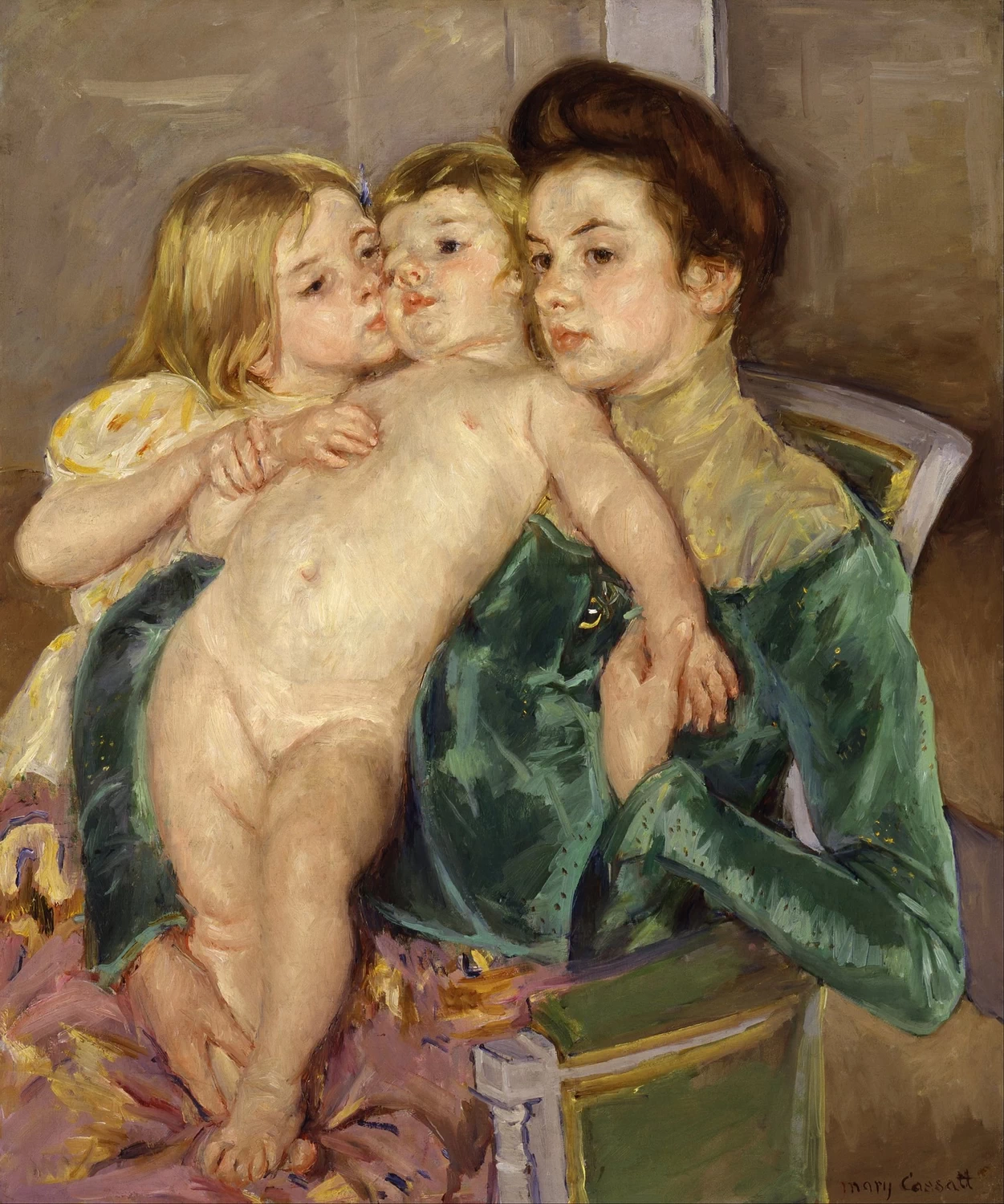 Mary Cassatt - La carezza, Smithsonian American Art Museum, Washington